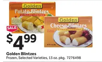 Stop&Shop Golden Blintzes offer