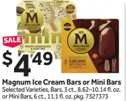 Stop&Shop Magnum Ice Cream Bars or Mini Bars offer