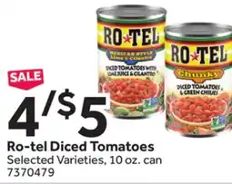 Stop&Shop Ro-tel Diced Tomatoes offer