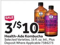 Stop&Shop Health-Ade Kombucha offer