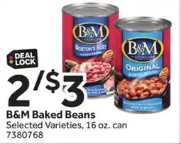 Stop&Shop B&M Baked Beans offer