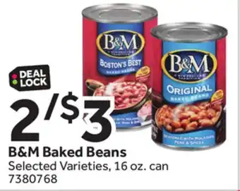 Stop&Shop B&M Baked Beans offer