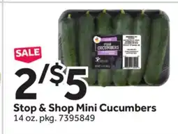 Stop&Shop Stop & Shop Mini Cucumbers offer