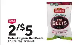 Stop&Shop Gefen Organic Red Beets offer