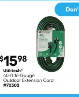 Lowe's 40-ft 16-Gauge Outdoor Extension Cord offer
