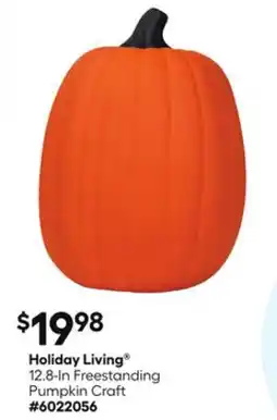 Lowe's 12.8-In Freestanding Pumpkin Craft offer