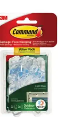 Lowe's Command 32-Pack Adhesive Outdoor Light Clips offer
