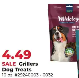 Runnings Wildology Grillers Dog Treats offer