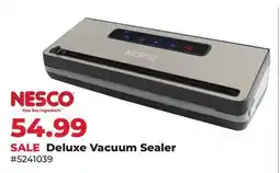 Runnings Nesco Deluxe Vacuum Sealer offer