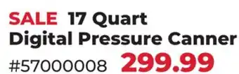 Runnings Presto 17 Quart Digital Pressure Canner offer