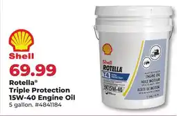 Runnings Shell Rotella Triple Protection 15W-40 Engine Oil offer