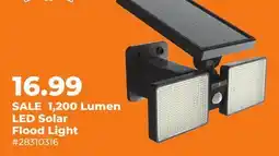 Runnings Electryx 1,200 Lumen LED Solar Flood Light offer