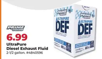 Runnings Prime Guard UltraPure Diesel Exhaust Fluid offer