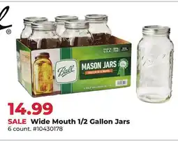 Runnings Ball Wide Mouth 1/2 Gallon Jars offer