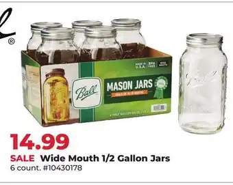 Runnings Ball Wide Mouth 1/2 Gallon Jars offer