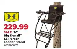 Runnings Hawk 20' Big Denali 1.5 Person Ladder Stand offer