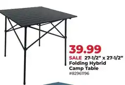 Runnings Outdoor Revival 27-1/2 x 27-1/2 Folding Hybrid Camp Table offer