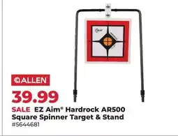 Runnings Allen EZ Aim Hardrock AR500 Square Spinner Target & Stand offer