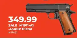Runnings Rock Island M1911-A1.45ACP Pistol offer