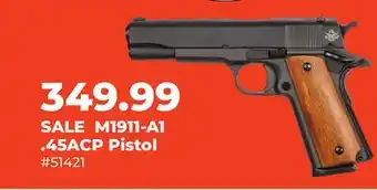 Runnings Rock Island M1911-A1.45ACP Pistol offer