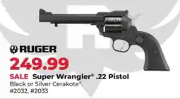 Runnings Ruger Super Wrangler . 22 Pistol offer
