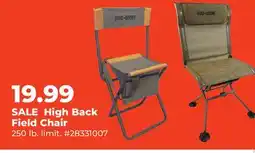 Runnings Duke & Boone High Back Field Chair offer