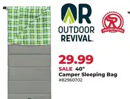 Runnings Outdoor Revival 40º Camper Sleeping Bag offer