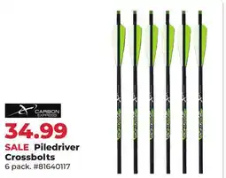 Runnings Carbon Express Piledriver Crossbolts offer