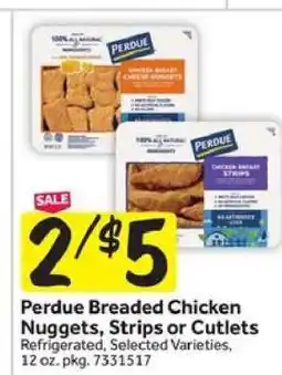 Stop&Shop Perdue Breaded Chicken Nuggets, Strips or Cutlets offer