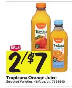Stop&Shop Tropicana Orange Juice offer
