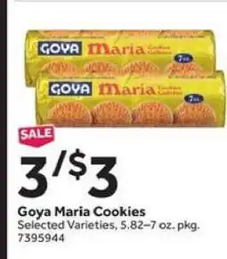 Stop&Shop Goya Maria Cookies offer