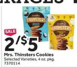Stop&Shop Mrs. Thinsters Cookies offer