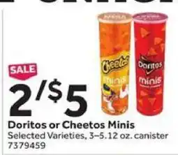 Stop&Shop Doritos or Cheetos Minis offer