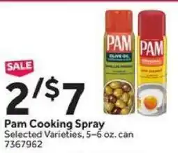 Stop&Shop Pam Cooking Spray offer