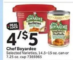 Stop&Shop Chef Boyardee offer