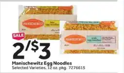 Stop&Shop Manischewitz Egg Noodles offer