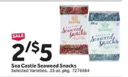 Stop&Shop Sea Castle Seaweed Snacks offer