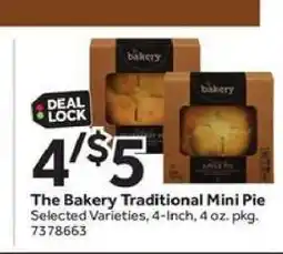 Stop&Shop The Bakery Traditional Mini Pie offer