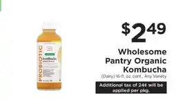 ShopRite Wholesome Pantry Organic Kombucha offer