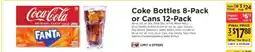 ShopRite Coke Bottles 8-Pack or Cans 12-Pack offer