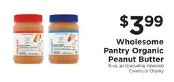 ShopRite Wholesome Pantry Organic Peanut Butter offer