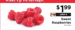 ShopRite Sweet Raspberries offer