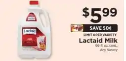 ShopRite Lactaid Milk offer