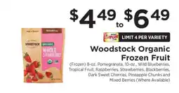 ShopRite Woodstock Organic Frozen Fruit offer