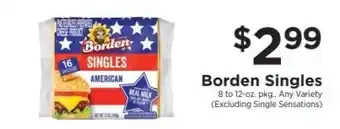 ShopRite Borden Singles offer