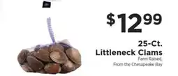 ShopRite Littleneck Clams offer