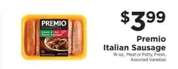 ShopRite Premio Italian Sausage offer