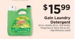 ShopRite Gain Laundry Detergent offer