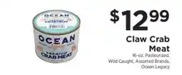 ShopRite Claw Crab Meat offer