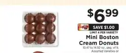 ShopRite Mini Boston Cream Donuts offer